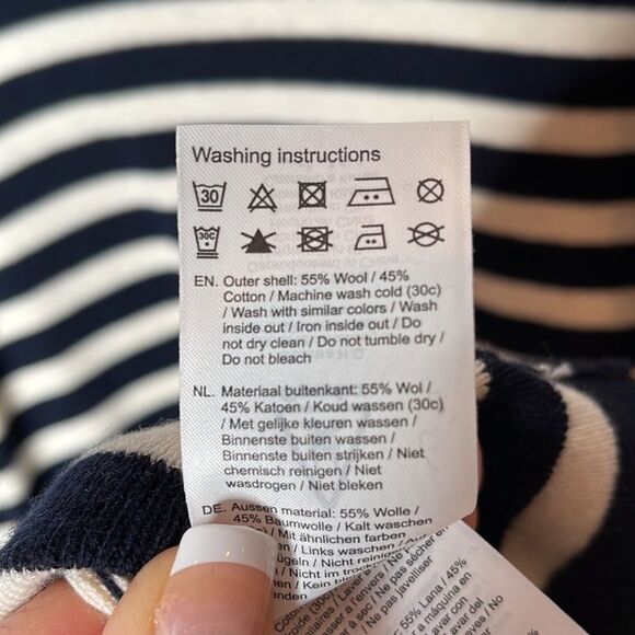 Gaastra Navy/ Cream Striped Dress. Size XL. - Picture 12 of 12